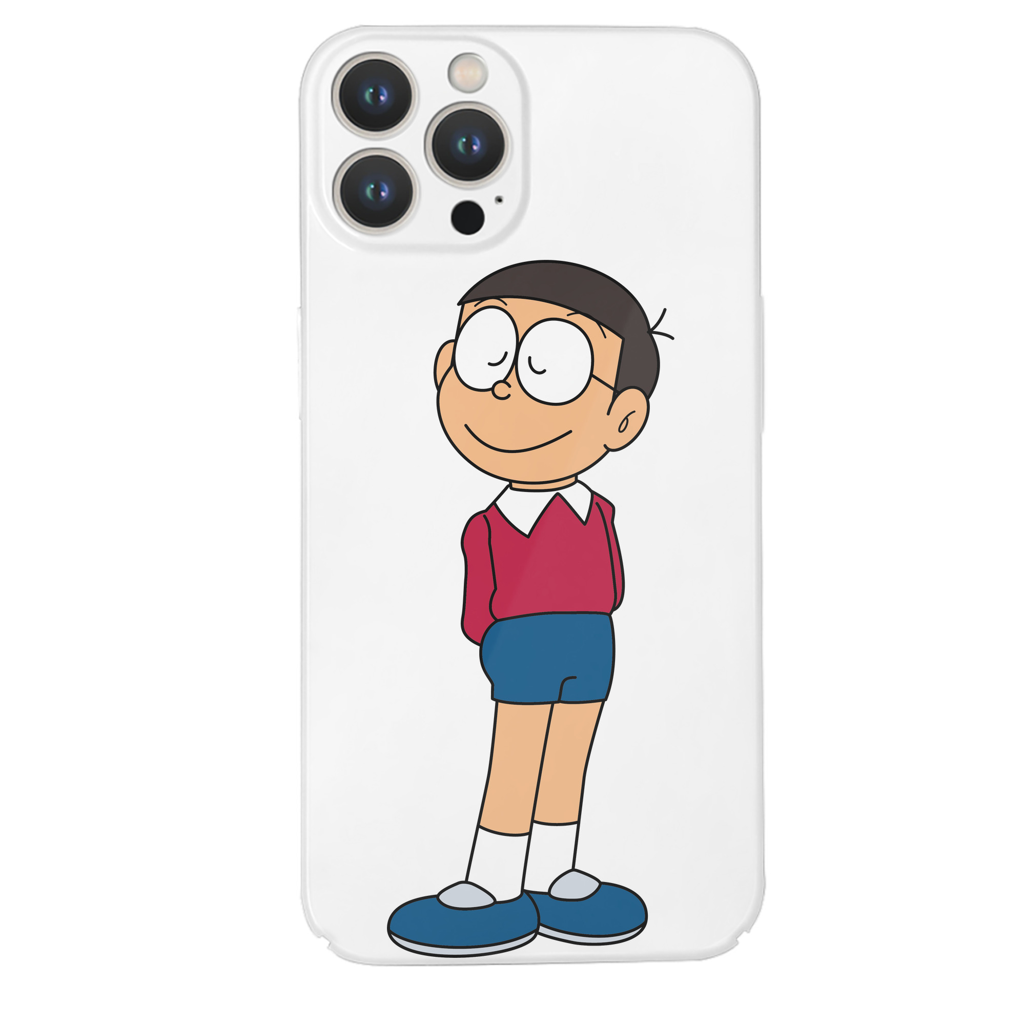 （画像用） ドラえもん 野比 のび太 Doraemon Nobita Nobi 【iPhone 14シリーズ対応】ハードケース